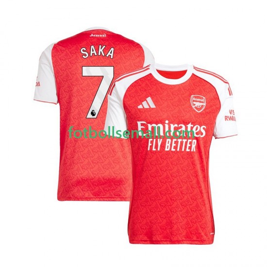 Matchtröjor Arsenal Bukayo Saka 7 2025-2026 Kortärmad till Herr (1:a ställ)