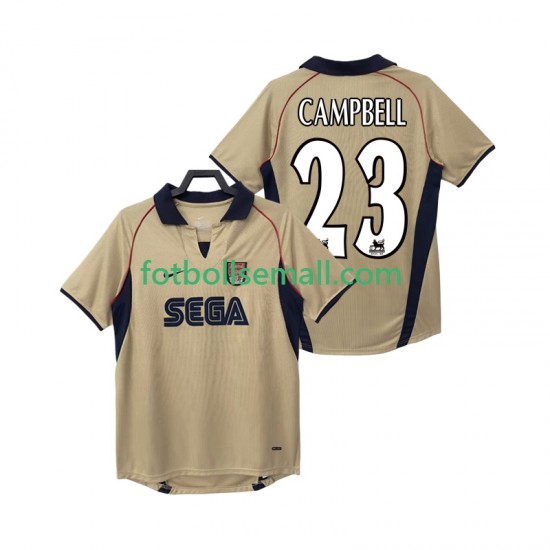 Matchtröjor Arsenal CAMPBELL 23 Retro 2001 2002 Kortärmad till Herr (2:a ställ)
