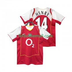 Matchtröjor Arsenal Henry 14 Retro 2004 2005 Kortärmad till Herr (1:a ställ)