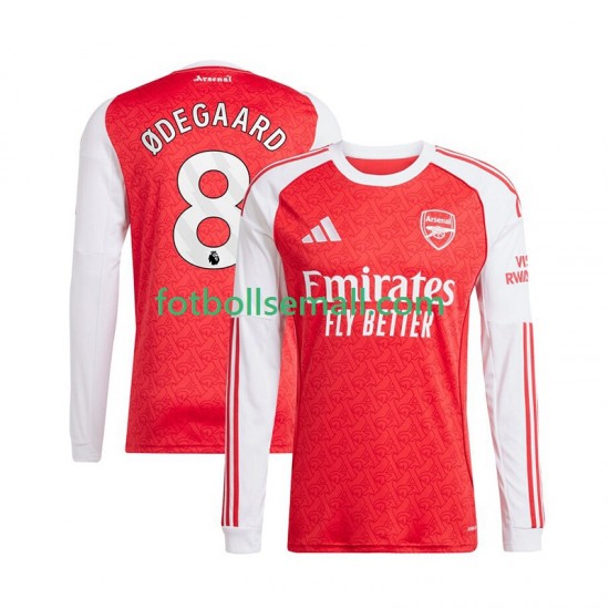 Matchtröjor Arsenal Martin Odegaard 8 2025-2026 Långärmad till Herr (1:a ställ)