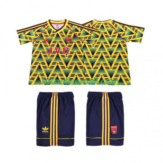 Matchtröjor Arsenal Retro 1991 1993 Kortärmad till Barn (2:a ställ)