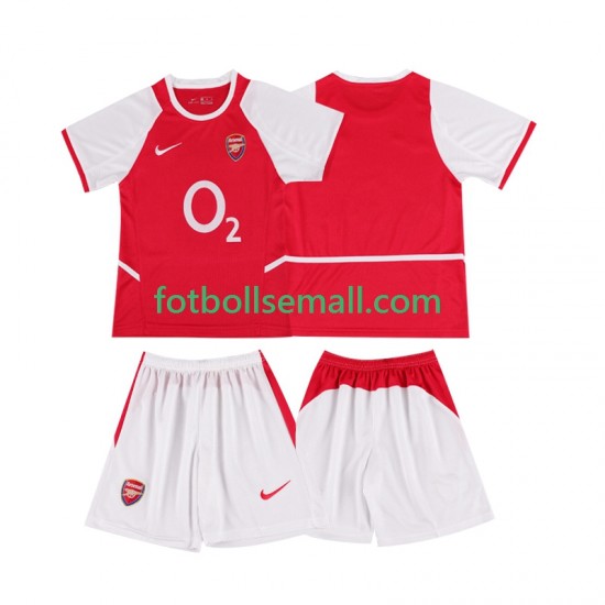 Matchtröjor Arsenal Retro 2002 2003 Kortärmad till Barn (1:a ställ)