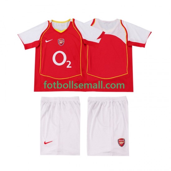 Matchtröjor Arsenal Retro 2004 2005 Kortärmad till Barn (1:a ställ)