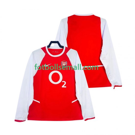 Matchtröjor Arsenal Retro 2002 2003 Långärmad till Herr (1:a ställ)