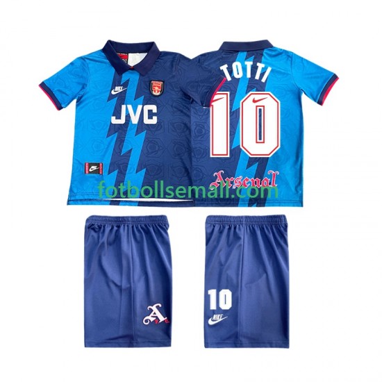Matchtröjor Arsenal TOTTI 10 Retro 1995 1996 Kortärmad till Barn (2:a ställ)