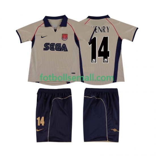 Matchtröjor Arsenal Thierry Henry 14 Retro 2001 2002 Kortärmad till Barn (2:a ställ)