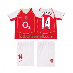 Matchtröjor Arsenal Thierry Henry 14 Retro 2004 2005 Kortärmad till Barn (1:a ställ)