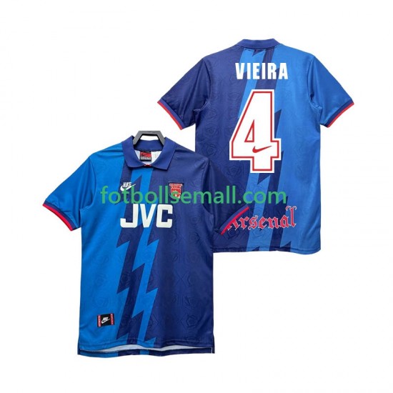 Matchtröjor Arsenal VIEIRA 4 Retro 1995 1996 Kortärmad till Herr (2:a ställ)