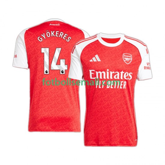 Matchtröjor Arsenal Viktor Gyokeres 14 2025-2026 Kortärmad till Herr (1:a ställ)