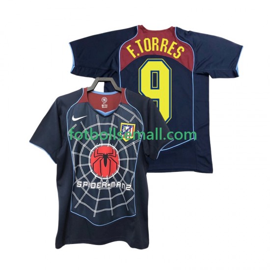 Matchtröjor Atlético Madrid F TORRES 9 Retro 2004 2005 Kortärmad till Herr (2:a ställ)
