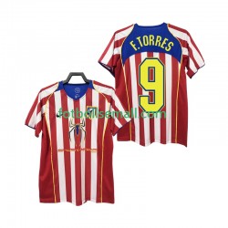 Matchtröjor Atlético Madrid F TORRES 9 Retro 2004 2005 Kortärmad till Herr (1:a ställ)