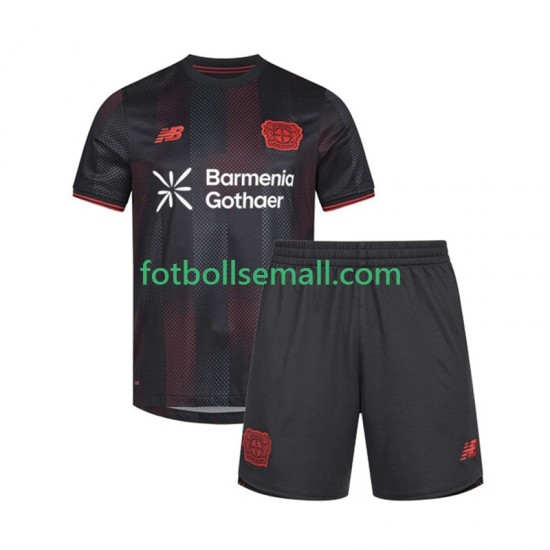 Matchtröjor Bayer 04 Leverkusen 2025-2026 Kortärmad till Barn (1:a ställ)