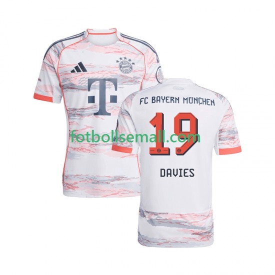 Matchtröjor FC Bayern München Alphonso Davies 19 2025-2026 Kortärmad till Herr (2:a ställ)