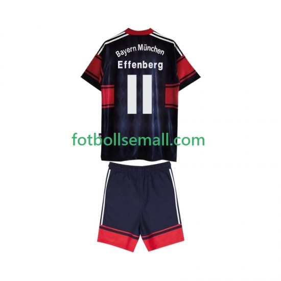 Matchtröjor FC Bayern München Effenberg 11 Retro 1997 1999 Kortärmad till Barn (1:a ställ)