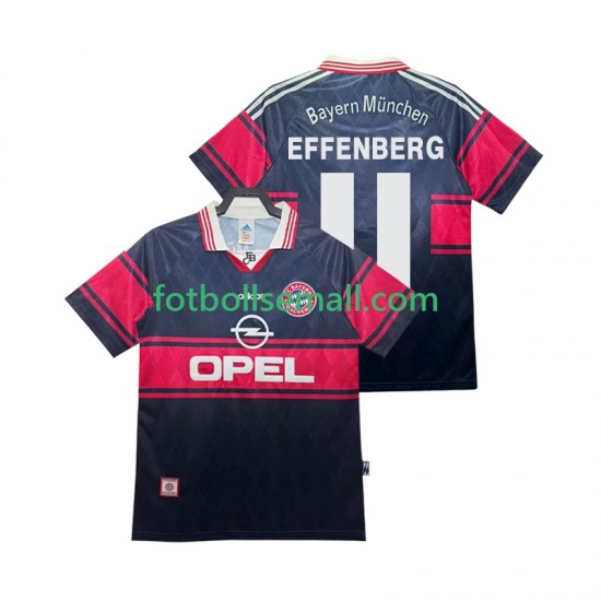 Matchtröjor FC Bayern München Effenberg 11 Retro 1997 1999 Kortärmad till Herr (1:a ställ)