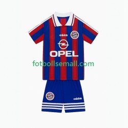 Matchtröjor FC Bayern München Retro 1995 1997 Kortärmad till Barn (1:a ställ)