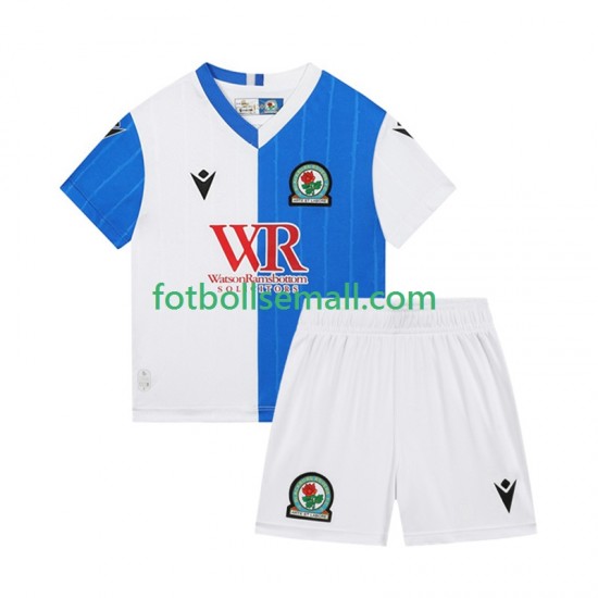 Matchtröjor Blackburn Rovers 2025-2026 Kortärmad till Barn (1:a ställ)