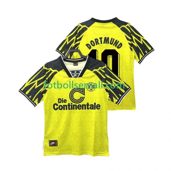 Matchtröjor Borussia Dortmund Moller 10 Retro 1994 1995 Kortärmad till Herr (1:a ställ)
