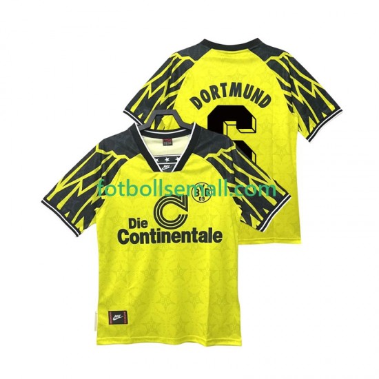 Matchtröjor Borussia Dortmund SAMMER 6 Retro 1994 1995 Kortärmad till Herr (1:a ställ)