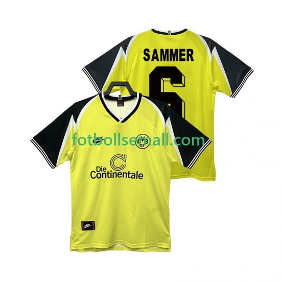 Matchtröjor Borussia Dortmund SAMMER 6 Retro 1995 1996 Kortärmad till Herr (1:a ställ)