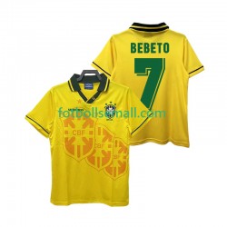 Matchtröjor Brasilien BEBETO 7 Retro 1994 Kortärmad till Herr (1:a ställ) Matchtröjor Brasilien BEBETO 7 Retro 1994 Kortärmad till Herr (1:a ställ)