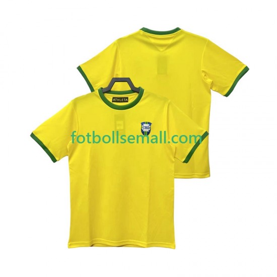 Matchtröjor Brasilien Retro 1970 Kortärmad till Herr (1:a ställ)
