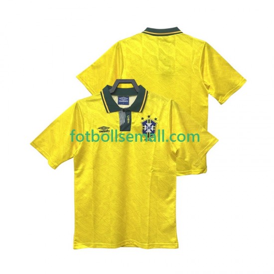 Matchtröjor Brasilien Retro 1991 1993 Kortärmad till Herr (1:a ställ)