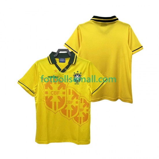Matchtröjor Brasilien Retro 1994 Kortärmad till Herr (1:a ställ)