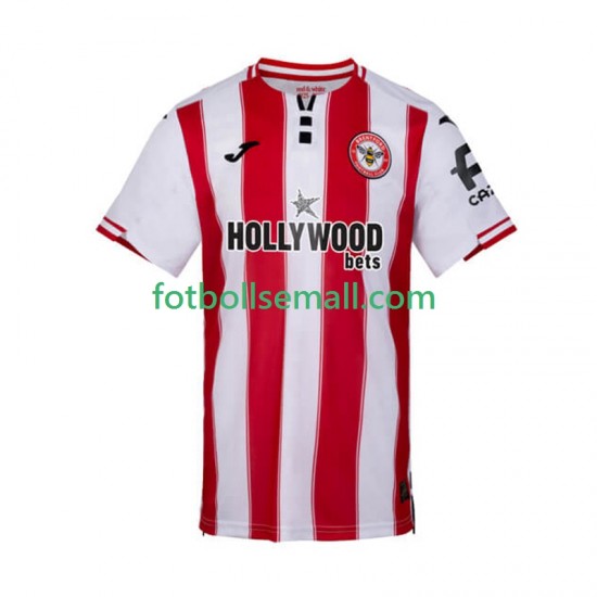 Matchtröjor Brentford 2025-2026 Kortärmad till Herr (1:a ställ)