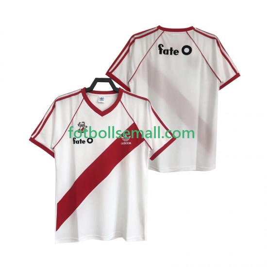 Matchtröjor CA River Plate Retro 1986 Kortärmad till Herr (1:a ställ)