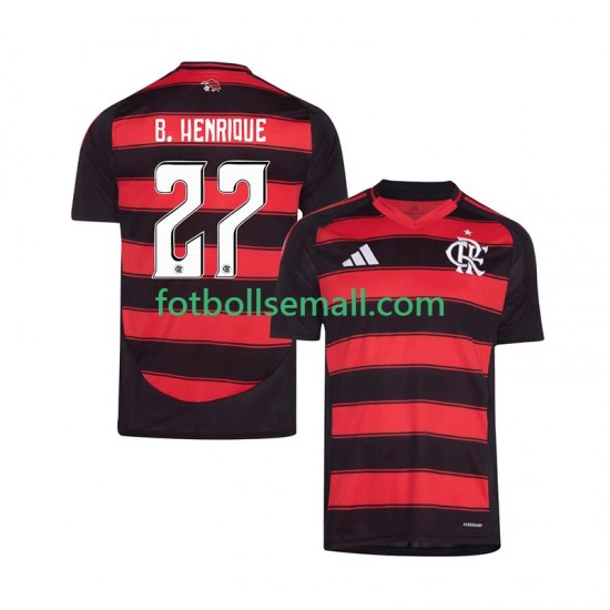 Matchtröjor CR Flamengo Bruno Henrique 27 2025-2026 Kortärmad till Herr (1:a ställ)