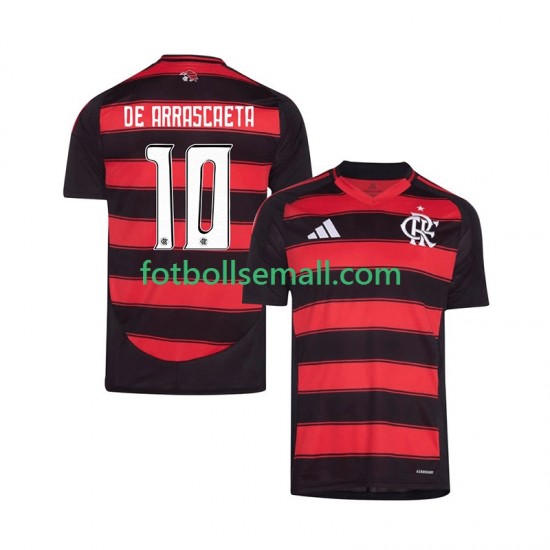 Matchtröjor CR Flamengo Giorgian de Arrascaeta 10 2025-2026 Kortärmad till Herr (1:a ställ)