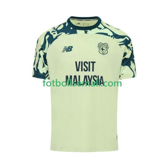 Matchtröjor Cardiff City 2025-2026 Kortärmad till Herr (2:a ställ)