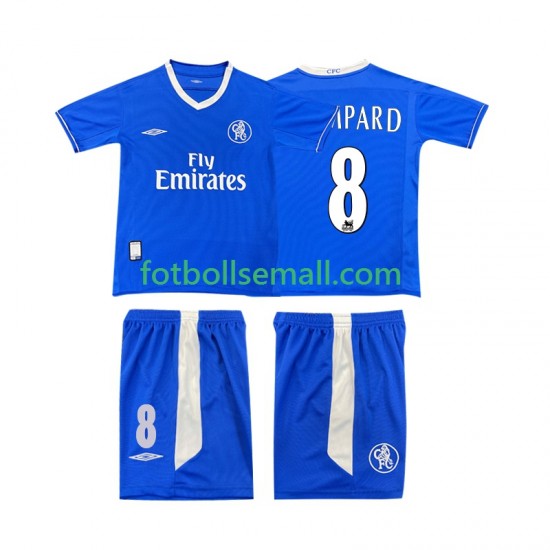 Matchtröjor Chelsea LAMPARD 8 Retro 2003 2005 Kortärmad till Barn (1:a ställ)