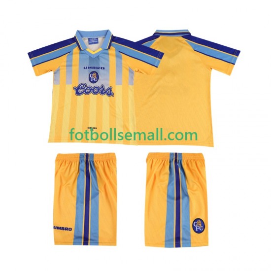 Matchtröjor Chelsea Retro 1995 1997 Kortärmad till Barn (2:a ställ)
