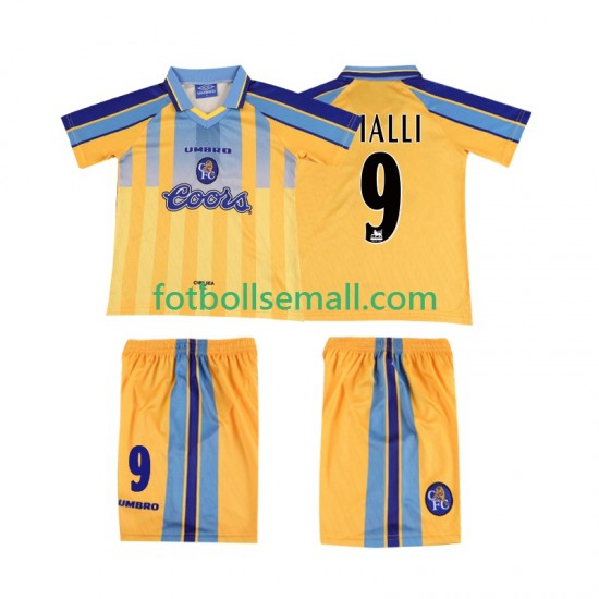 Matchtröjor Chelsea VIALLI 9 Retro 1995 1997 Kortärmad till Barn (2:a ställ)
