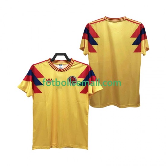 Matchtröjor Colombia Retro 1990 Kortärmad till Herr (1:a ställ)