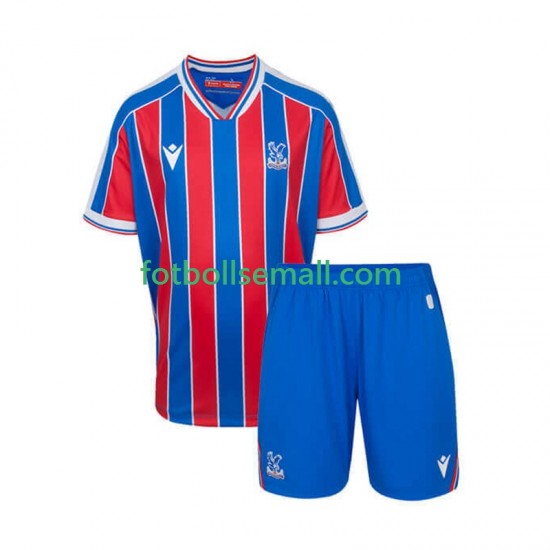 Matchtröjor Crystal Palace 2025-2026 Kortärmad till Barn (1:a ställ)