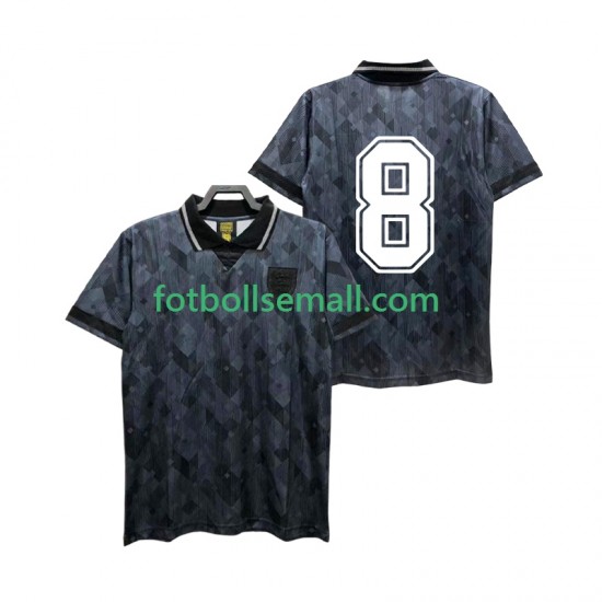 Matchtröjor England 8 Retro 1990 Kortärmad till Herr (2:a ställ)
