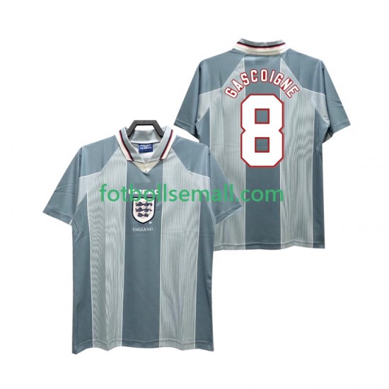 Matchtröjor England CASCOIGNE 8 Retro 1996 Kortärmad till Herr (2:a ställ)