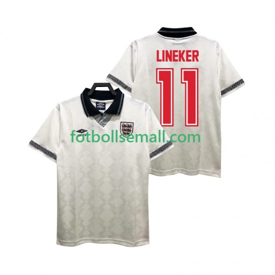 Matchtröjor England LINEKER 11 Retro 1990 Kortärmad till Herr (1:a ställ)