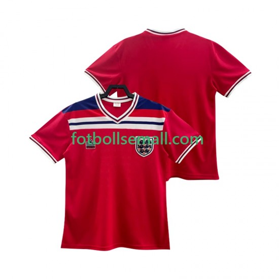 Matchtröjor England Retro 1982 Kortärmad till Herr (2:a ställ)