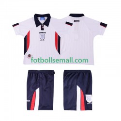 Matchtröjor England Retro 1998 Kortärmad till Barn (1:a ställ)