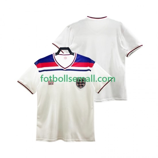 Matchtröjor England Retro 1982 Kortärmad till Herr (1:a ställ)