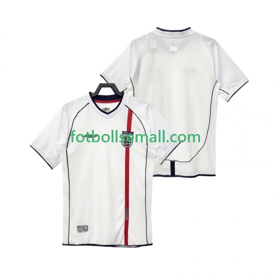 Matchtröjor England Retro 2002 Kortärmad till Herr (1:a ställ)