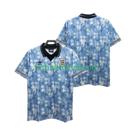 Matchtröjor England Retro 1990 Kortärmad till Herr (3:e ställ)