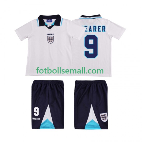 Matchtröjor England SHEARER 9 Retro 1996 Kortärmad till Barn (1:a ställ)
