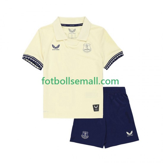 Matchtröjor Everton 2025-2026 Kortärmad till Barn (2:a ställ)