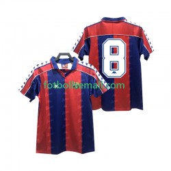 Matchtröjor FC Barcelona 8 Retro 1992 1995 Kortärmad till Herr (1:a ställ)