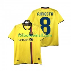 Matchtröjor FC Barcelona A INIESTA 8 Retro 2008 2009 Kortärmad till Herr (2:a ställ)